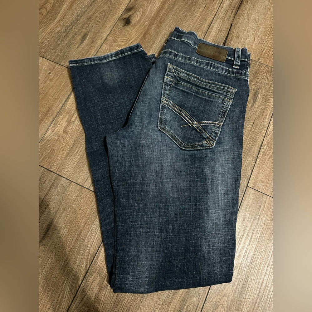 BKE Dark Wash Straight Leg Jeans